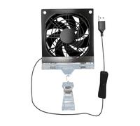 Uqezagpa Quiet Mesh USB Fan With Sturdy 2cm Clip For Freshwater Saltwater Aquariums And Electronic Device Cooling Usb Powered Gaming Console Coolers