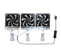Uqezagpa Quiet Mesh USB Fan With Sturdy 2cm Clip For Freshwater Saltwater Aquariums And Electronic Device Cooling Usb Powered Gaming Console Coolers