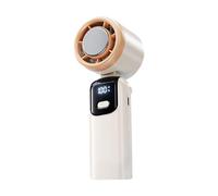 Uqezagpa Quiet Operations Foldable Neck Fan With Turbos Cooling Technology USB C Rechargeable For Students Workers Travel Handheld Neck Hanging Fan