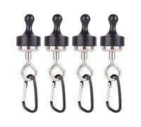 Uqezagpa Rare Earths Tent Hook Waterproofed Camping Light Clip Mountaineering Equipment for Skylights Tents Strong Hook