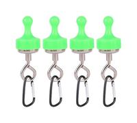 Uqezagpa Rare Earths Tent Hook Waterproofed Camping Light Clip Mountaineering Equipment for Skylights Tents Strong Hook
