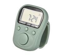 Uqezagpa Rechargeable 6 Digit LCD Manual Counter with 7 Channel Multiple Task Management and Adjustable Silicone Rings