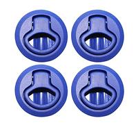 Uqezagpa Round Boats Door Latch 2.4 Inches Diameter Nylon Locking Flush Pull Slam Latch Lift for Boats Marine Deck Marine Slam Replacement Handle