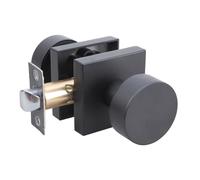 Uqezagpa Round Shaped Nonlocking Doorknob Zincs Alloy Door Knobs Knobset Metal Handle Knob NonLocking Interior Door Handles Zinc Alloy Rotation Round Knobset Handle for Entrance Passages