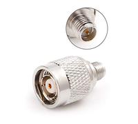 Uqezagpa RP-TNC Male Plug To RP-SMA Female Connector Coaxial Converter