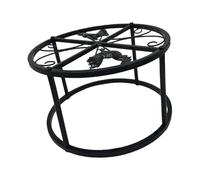 Uqezagpa Rust Resistant Poultry Feeder Metal Holder Stand for Farm and Backyards Chicken Feeding Watering Bottle Outdoor Poultry Feeder Stand