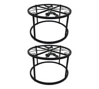 Uqezagpa Rust Resistant Poultry Feeder Metal Holder Stand for Farm and Backyards Chicken Feeding Watering Bottle Outdoor Poultry Feeder Stand