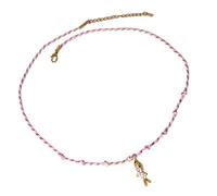 Uqezagpa Sea Themed Braided Multicolor Cord Necklace With Fish Charm Stainless Steel Adjustable Jewelry Present For Women Men Stainless Steel Fish Jewelry