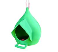 Uqezagpa Simple Installation Hanging Bird Feeder 3D Printed Build Easy to Clean Weatherproof Design Outdoor Use Bird Feeding Supplies
