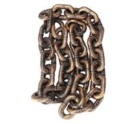 Uqezagpa Simulation Iron Chain Pet Leash for Small Dogs Light in Weight False Iron Chain Dog Leash Short Video