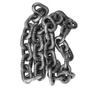 Uqezagpa Simulation Iron Chain Pet Leash for Small to Large Dogs Light in Weight False Iron Chain Dog Leash Short Video