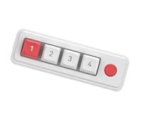 Uqezagpa Small 4-Key Keypad Mechanical Gaming Keyboard Programmable Hot Swap Designing Double USB C Port with Color