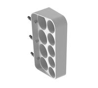 Uqezagpa Small Battery Holder Battery Storage Box for Multiple Batteries Wall Mount Dispenser Container Easy