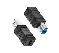 Uqezagpa Small Size USB3.0 B Printer Cable Adapter For Instantly Device Connection Practical USB3.0 Connector USB Hard Drive Connector