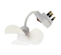 Uqezagpa Small Wall Fan 29cm Length Socket Design Quick Assembly Low Noise Fan Texture Suitable For Office Home Use Wall Socket