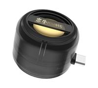 Uqezagpa Small Woofer Type C Music Player External Sunbwoofer Build-in 3.7V 250mAh Capacity Battery with Clear