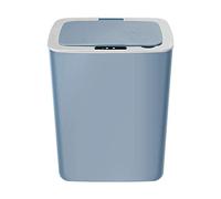 Uqezagpa Smart Bathroom Trash Can Automatic Bagging Smart Sensor Garbage Electric Touchless Square Automatic Bin Home Kitchen Trash Can