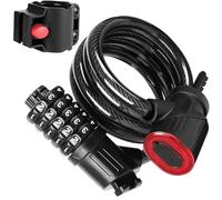 Uqezagpa Smarted Rechargeable Bike Integrated Automatic Light Charging Anti Thefts Durability Cycling Accessory High Strength Bicycles Cable