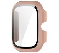 Uqezagpa Smartwatch Cover, Shock Case and Glass Protector, Various Models Shockproof Cover with Tempered Glass Protector for Full Body and Touch Sensitivity Compatible