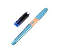 Uqezagpa Smooth Flowing Fountain Pen Lightweighted Ergonomic Handle Long Lasts Replacement Cartridge School Essential Smooth Writing Fountain Pen