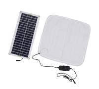 Uqezagpa Solar Warmed Blanket For Canines Cats Freezing Includes Photovoltaic Panel And External Battery Solar Propelled Pet Bed Toastier