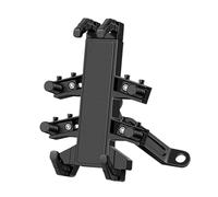 Uqezagpa Solid Electric Scooter Cellphone Metal Motorcycle Handlebar Phone Grip With 360 Degree Viewing Angles Adjustment Not Slip Grip Cradle