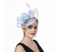 Uqezagpa Sophisticated Fascinator Feathered Headwear For Adults Soft Headpiece Great For Themed Parties Fashion Styling Accessories Horse Racing Event Headpiece
