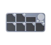 Uqezagpa Sorting Mat for Tiny Screws and Hardware Featuring Aluminum Border Screw Storage Tray