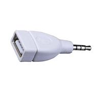 Uqezagpa Sound Converters 3.5mm Male AUXs to USB 2.0 Female Converters Adapter for Car Speakers and MP3