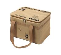 Uqezagpa Spacious 30L/42L Folding Camping Storage Organizers Thickened Protective Paddings Waterproofs Design For Picnics Utensils Shockproofs Outdoor Cooking Storage