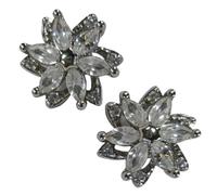 Uqezagpa Sparkling Frosts Flower Earphone Charm Rotatable Design for FreeClip Accessories Electroplated Coppers Materials Stable Adhesive Swivels Snowflakes Earphone Charm