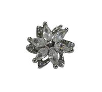 Uqezagpa Sparkling Frosts Flower Earphone Charm Rotatable Design for FreeClip Accessories Electroplated Coppers Materials Stable Adhesive Swivels Snowflakes Earphone Charm