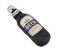 Uqezagpa Squeak Dog Toy Soft Plush- Chew Beer-Bottle Shape Squeeze with Squeaker for & Small Interactive Toy for Small Dogs