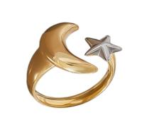 Uqezagpa Stainless Steel and Star Rings Symbolizing Romance Perfect for Expressing Love or Individual Styles Unique Styles Rings for Women