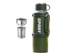 Uqezagpa Stainless Steel Heat Retention Water Bottle Extended Warmth Security for Adventures Temperature Retention Glass