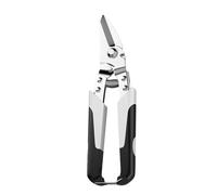 Uqezagpa Stainless Steel Heavy Duty Metal Cutter Tin Sheet Metal Scissor Multifunctional Industrial Scissors Iron Plate