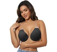 Uqezagpa Sticky Bras for Women Push Up Adhesive Invisible Bra Backless Strapless for Big Bust Breast Lift Tape Push Up for Large Breasts