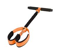 Uqezagpa Strap for Pilates High Elastic Latex Bands Printed Movement Guide Wide Multiple Color Strength Option Exercise Guide Printed Resistance Band