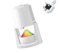 Uqezagpa Sturdy 220V Ice Shaver with 1.3 Meter Cable for Simple Shaved Ice Preparation At Home Snow Cone Maker