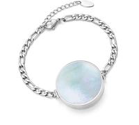 Uqezagpa Sturdy Stainless Steel Lipstick Holder Featuring Shell Design High Polish Finish for Everyday Wear Luxury Hand Chain