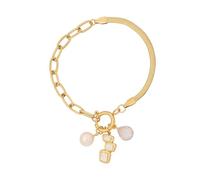 Uqezagpa Stylish Heart Shaped Pendant Chain Flower Stainless Steel Texture For Party Everyday Wear Stainless Steel