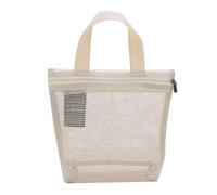 Uqezagpa Stylish Meshes Waterproof Shower Bag Quick Drainage Designs Accessory for Gym Dorms and Camping Portable