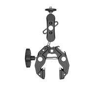 Uqezagpa Super Clamp Double Ballhead Smartphones/Action Camera Mount Clip 0-65mm for Tripods