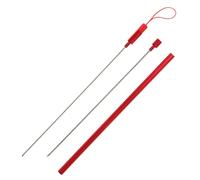 Uqezagpa Tackle Quick Earthworm Hooking Needle Fish Venting Hollow Saltwater Fish Tool Driller Sea Fishing