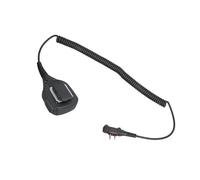 Uqezagpa Talkies Handheld Speakers Microphone Two Way Radio Speakers Mic With 360 Degree Rotating Back Clip For IC-F1000 ABS Radio Mic