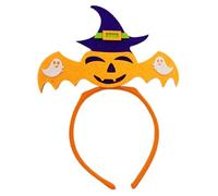 Uqezagpa Teen Skull Pumpkin Heads Shape Headbands Woman Student Cosplay Anime Character Gatherings Hairband Carnivals Hair Hoop Halloween For Women Adults Girl