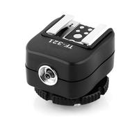 Uqezagpa TF321 Flashing Hot Shoe Sync Adapter with PC Sync Port Socket Dedicated for 580EX 580EX II 550EX 430EX 430EX
