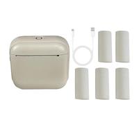 Uqezagpa Thermals Label Printer With Rechargeable Battery For Instants Printing On Devices Portable Thermals Printer