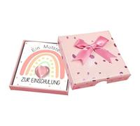 Uqezagpa To Schools Natural Stone Craft Kits for Kids Creative Art Project with Meaningful Card for Children Gifting Supply Back to Schools Lucky Stone Craft Kits
