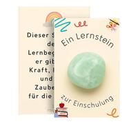 Uqezagpa To Schools Natural Stone Craft Kits for Kids Creative Art Project with Meaningful Card for Children Gifting Supply Back to Schools Lucky Stone Craft Kits
